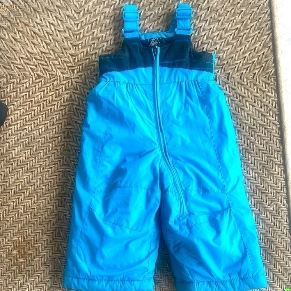 ZX ZeroXposur Baby 12M blue ski/snowboard overalls, bibs, snow, winter,sledding